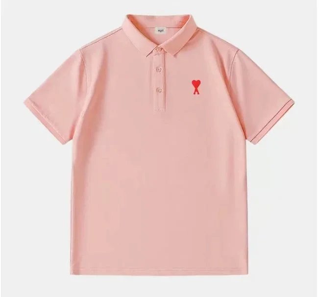 Ami Paris Heart Embroidery White T-Shirt - 16