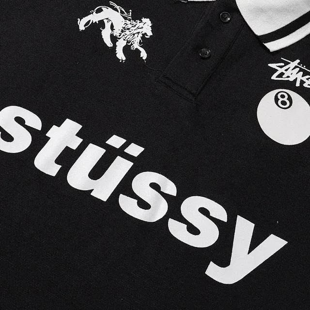 Stüssy Shirts World Tour Polo Shirt product detail image 14