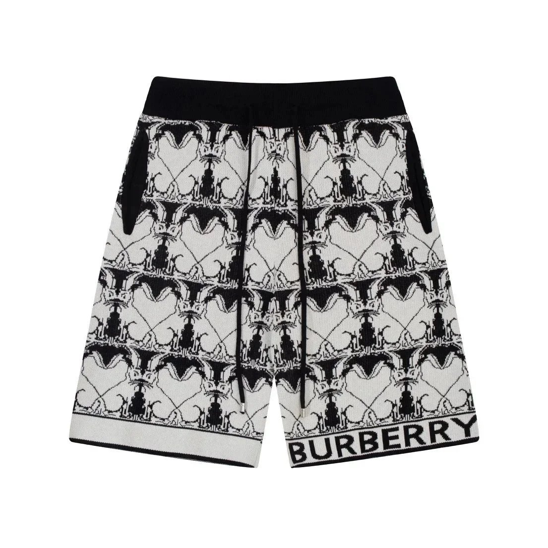 Burberry Check Print Swim Shorts Beige - 26