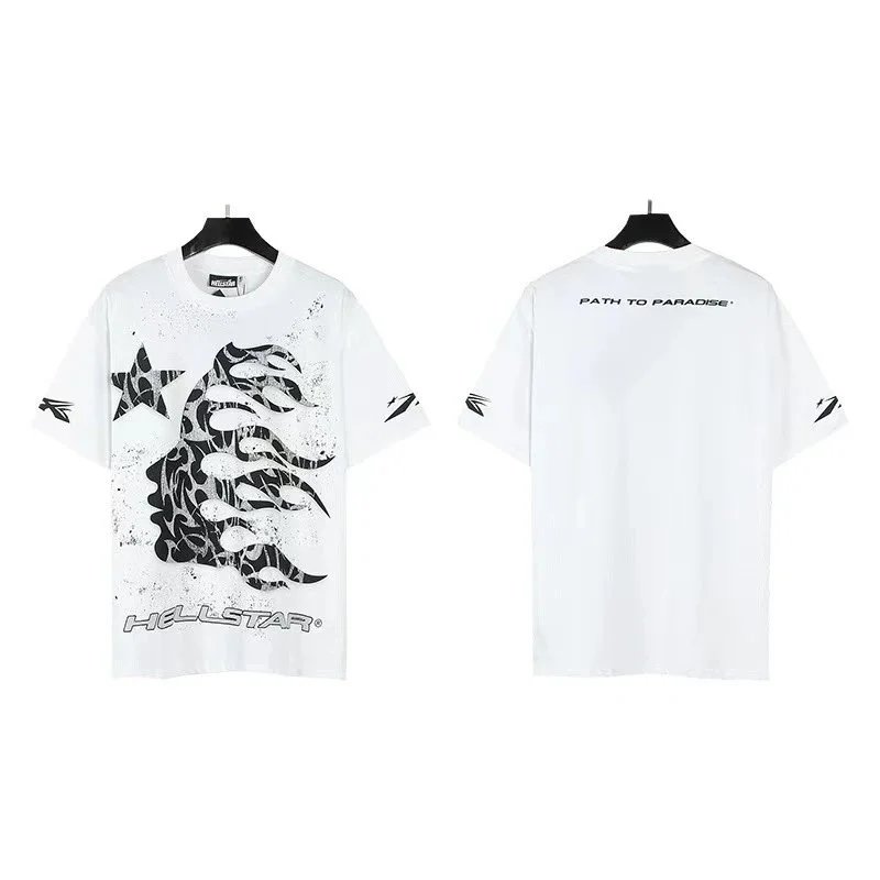Hellstar Path to Paradise White Graphic T-Shirt - 14