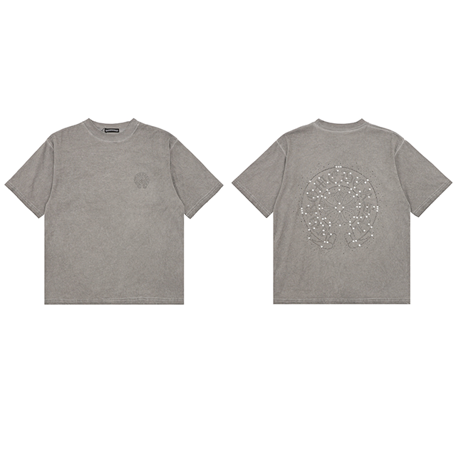 Gallery Dept. Acid Wash Lion Print T-Shirt Blue - 18