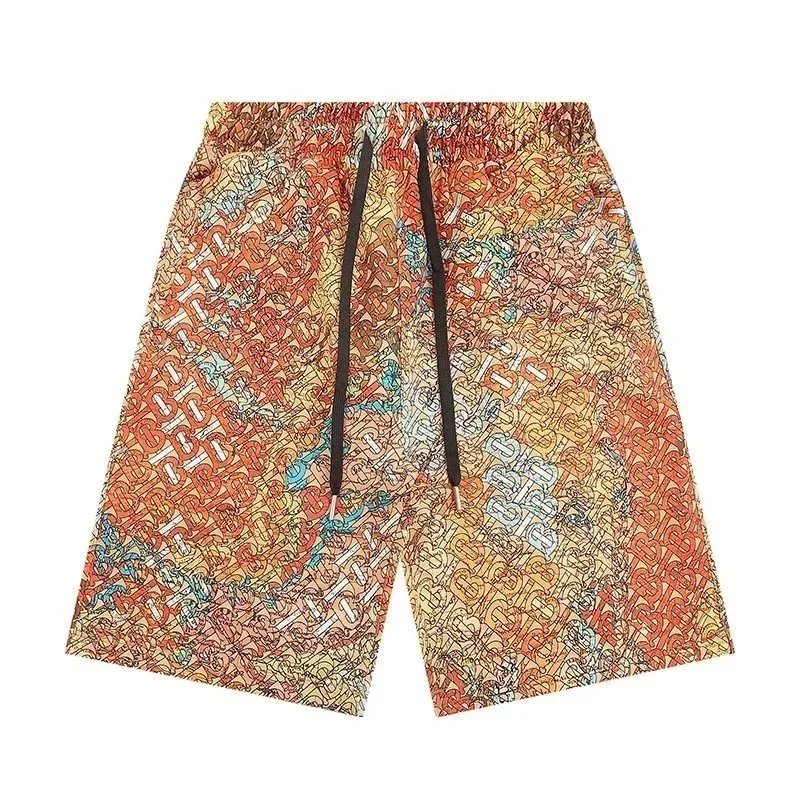 Burberry Check Print Swim Shorts Beige - 17