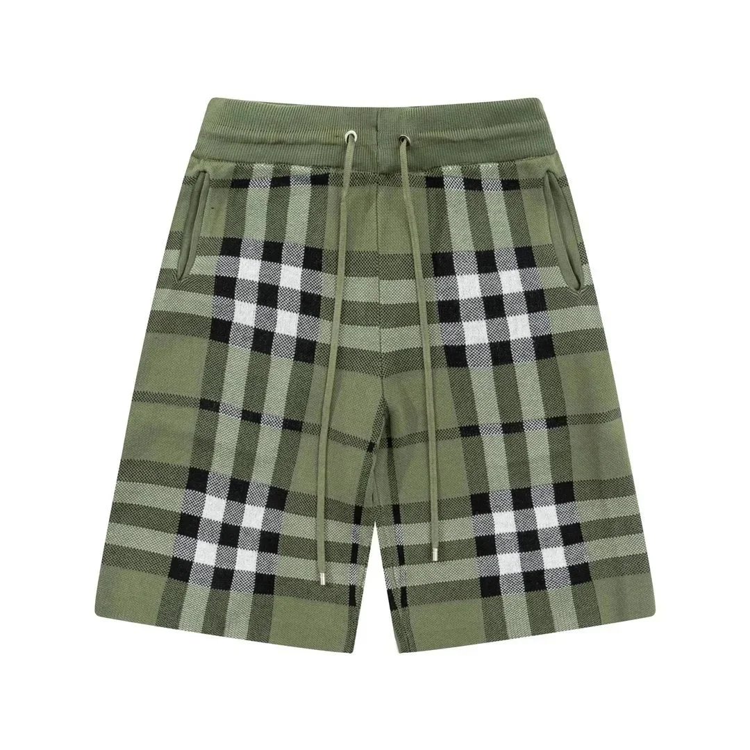 Burberry Check Print Swim Shorts Beige - 23