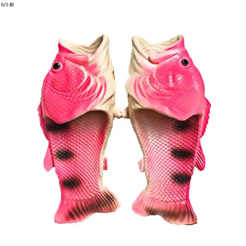 Design Fish-Shaped Slippers Blue Multicolor - 7