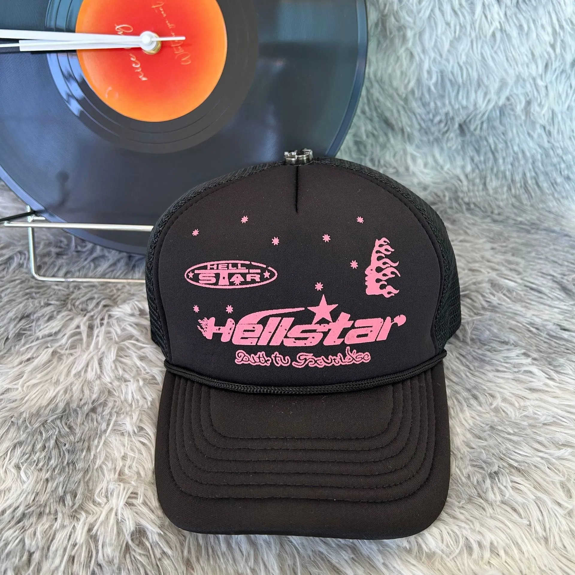 Hellstar Starlight White Mesh Trucker Cap Baseball Cap - 6