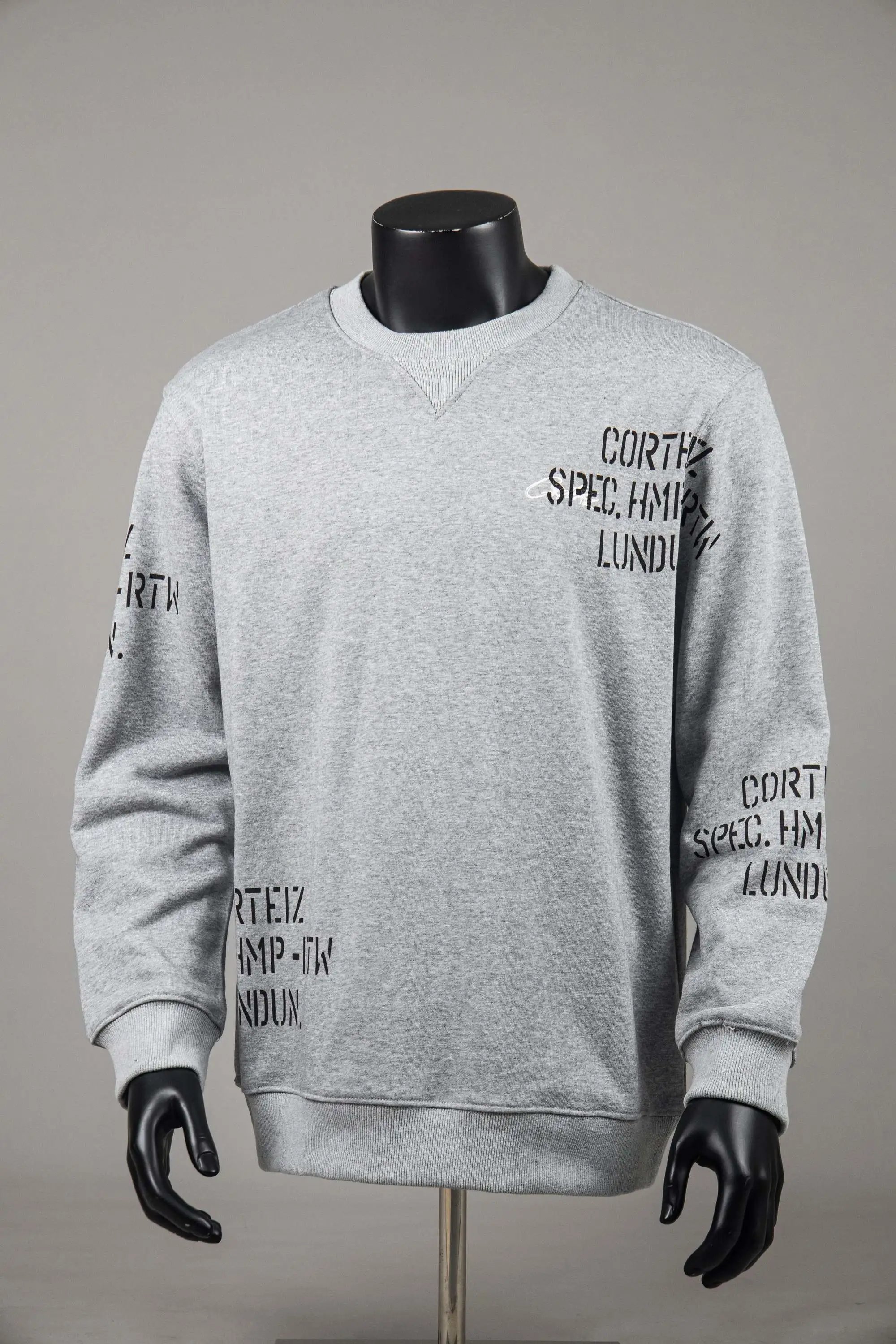 Cortez Grey Crewneck Sweatshirt