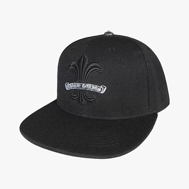Chrome Hearts Hats Embroidered Logo Patch Flat-Brim Cap product detail image 24