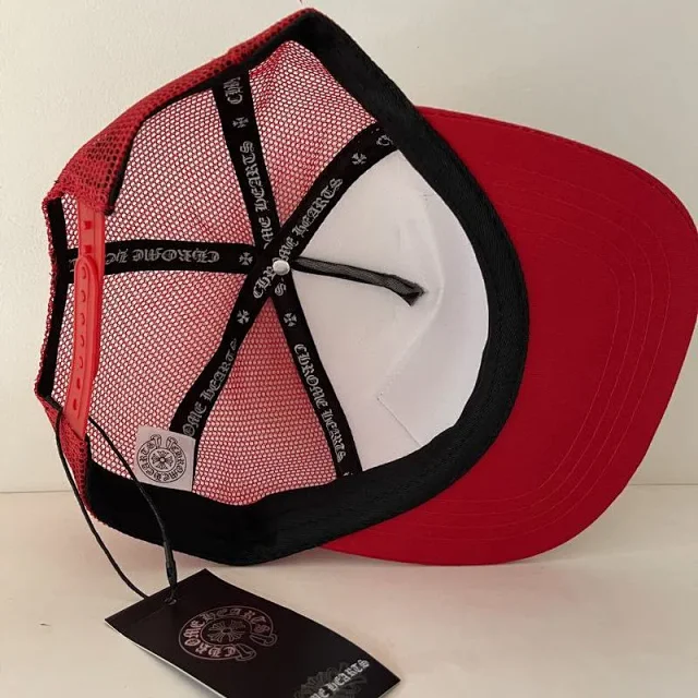 Chrome Hearts Hats Embroidered Logo Patch Flat-Brim Cap product detail image 18