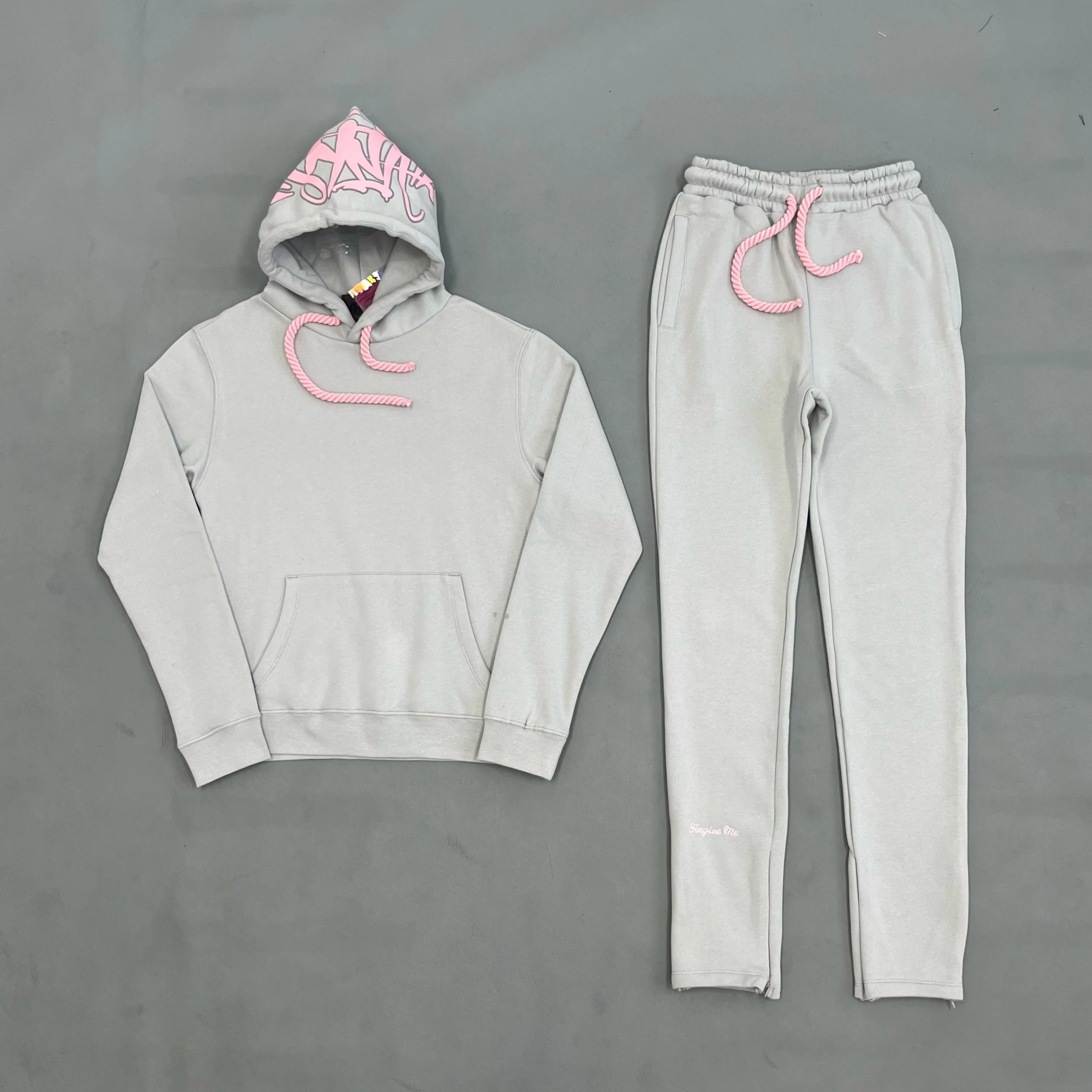 SY Grey Powder-Suit (Hoodie + Pants)