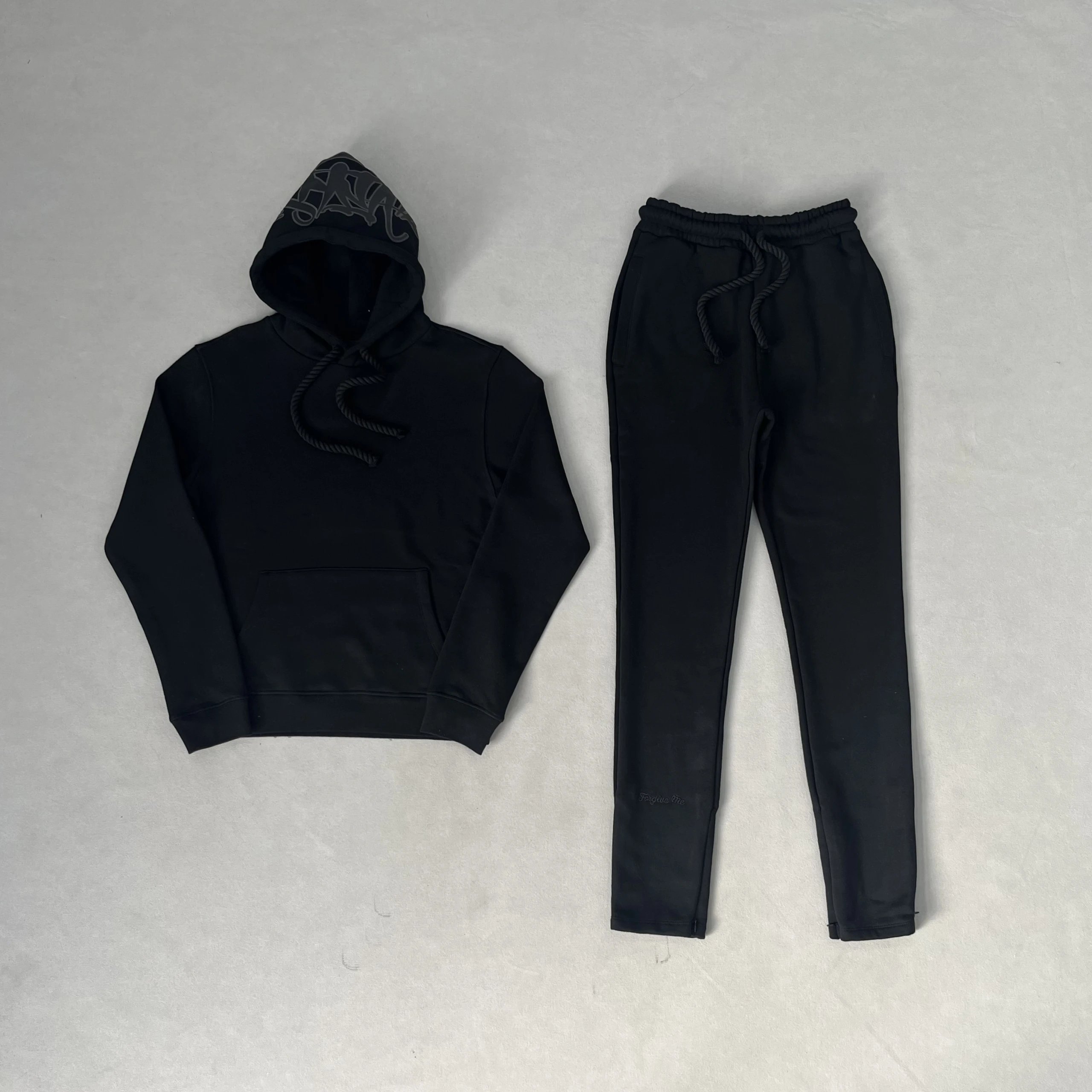 SY black/black-Suit (hoodie + trousers)