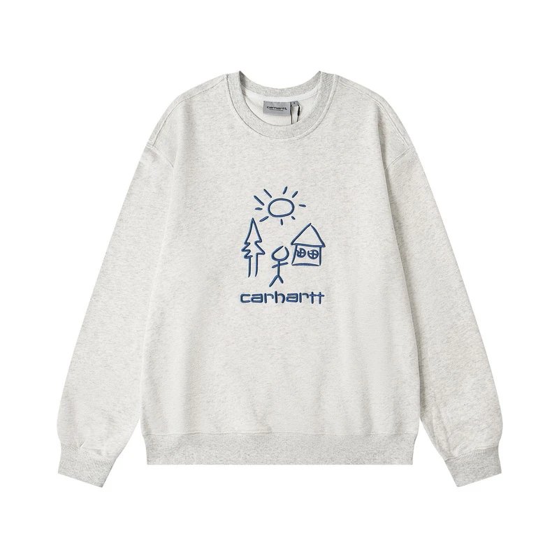 Carhartt Work In Progress Carhartt WIP Script Logo Crewneck Sweatshirt Olive Hoodie - 7
