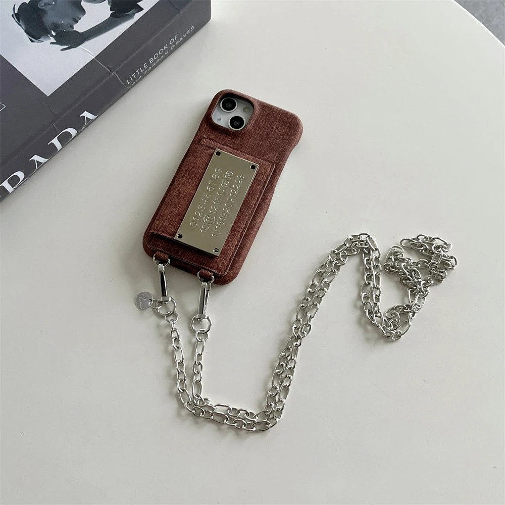 High-quality Metal Calendar Crossbody Card Wallet Phone Case · 2