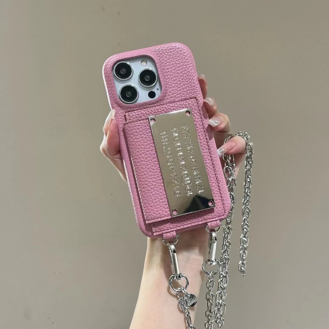 High-quality Metal Calendar Crossbody Card Wallet Phone Case · 3
