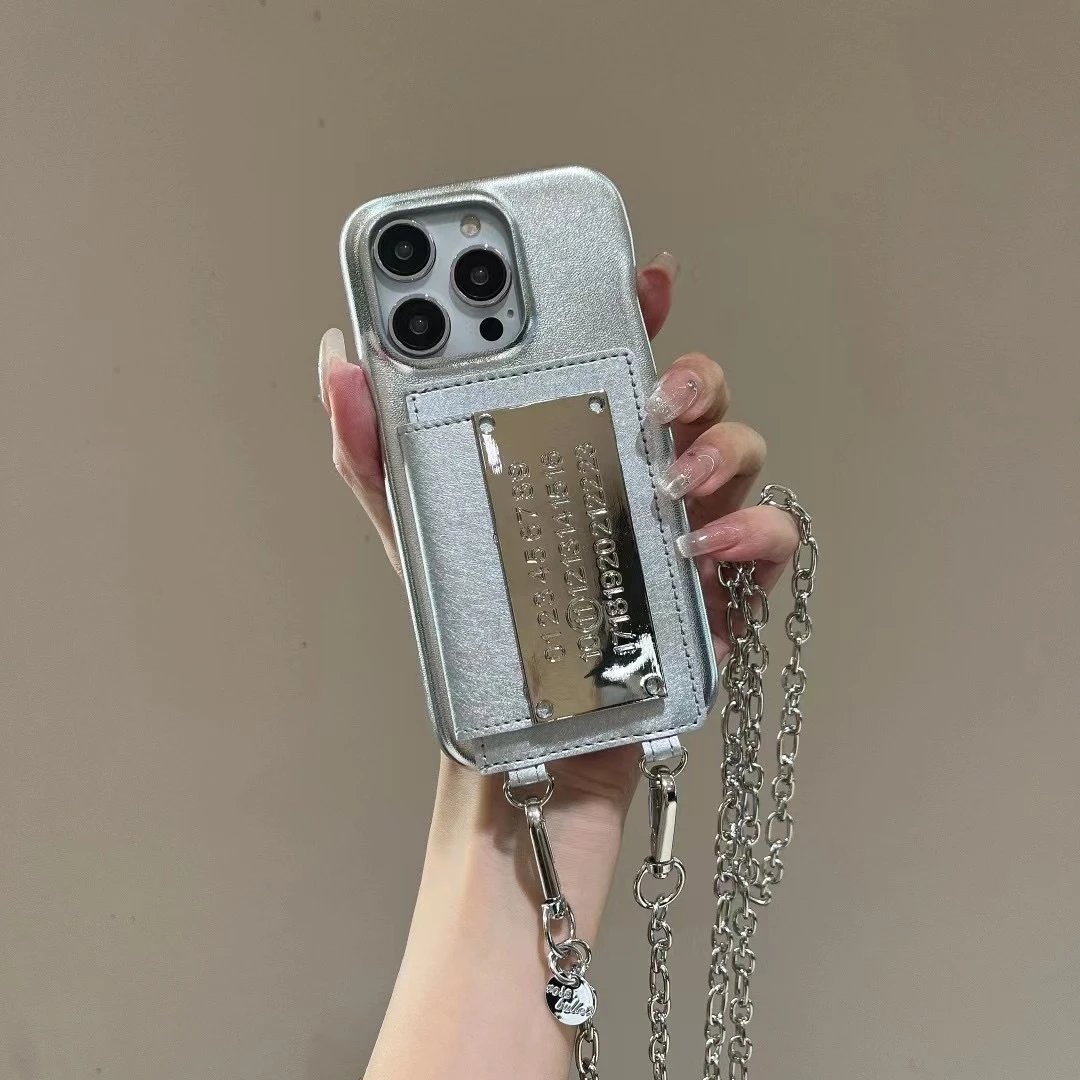High-quality Metal Calendar Crossbody Card Wallet Phone Case · 4