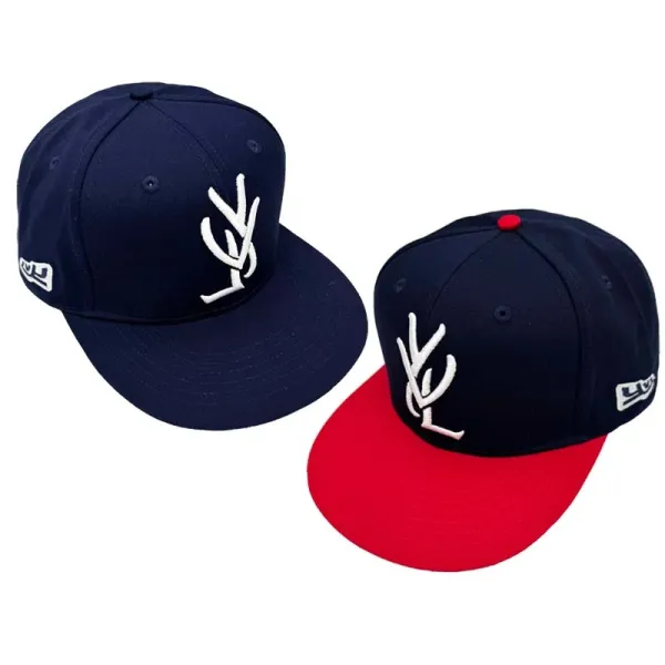 Saint Laurent x New Era Monogram Snapback Black Baseball Cap - 3