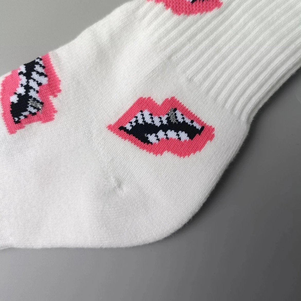 Chrome Hearts x Unknown Artist Pink Graphic Sock - 4