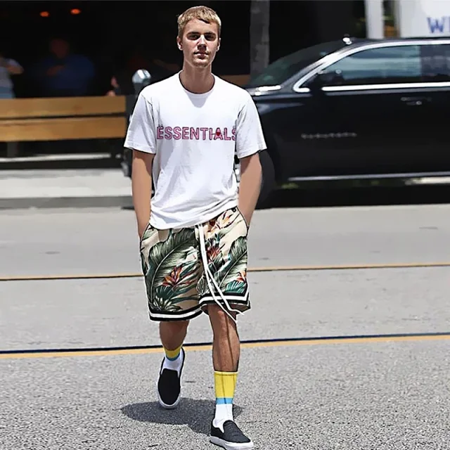 Fear of God T-Shirts Essentials graphic oversized T-shirt product detail image 12