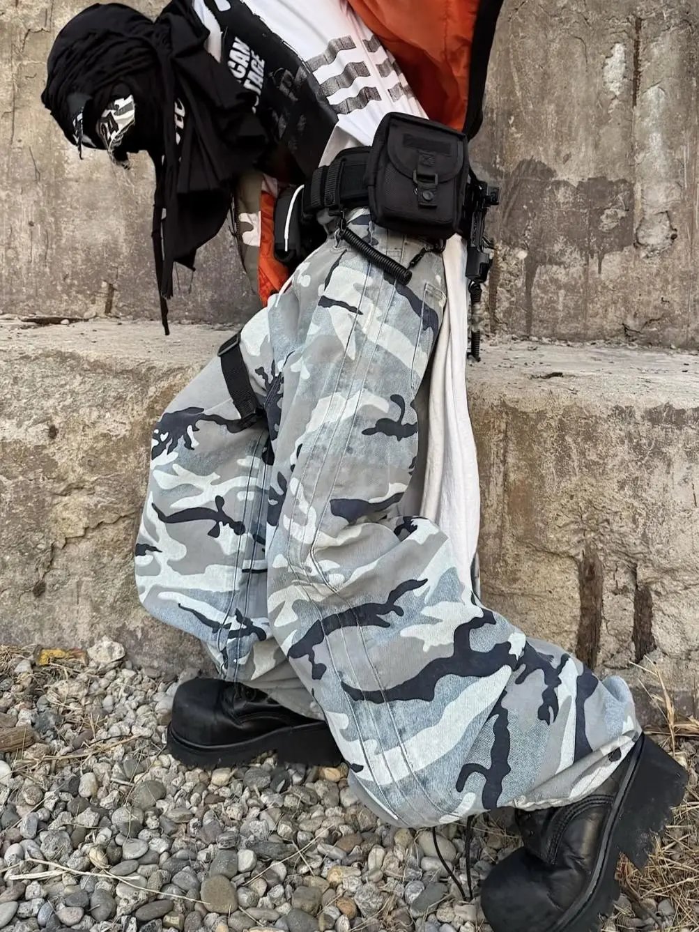 Vetements Camo Baggy Jeans