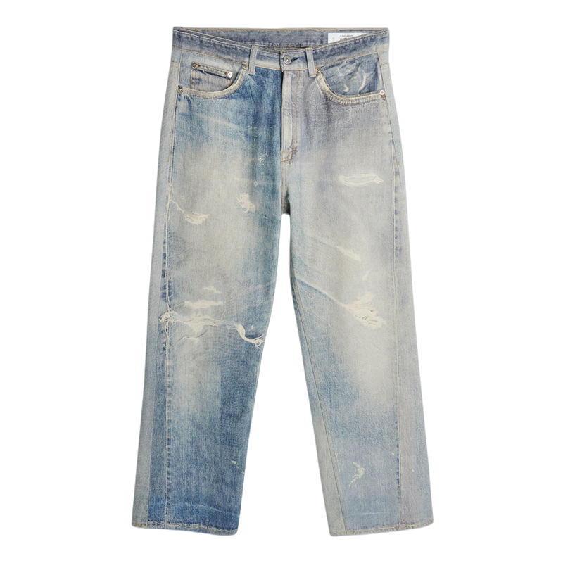 Our Legacy Jeans Digital Print Distressed Blue