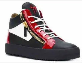Design Giuseppe Zanotti Signature Print High-Top Sneakers White Sneakers - 2