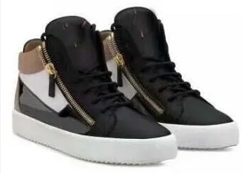 Design Giuseppe Zanotti Signature Print High-Top Sneakers White Sneakers - 4