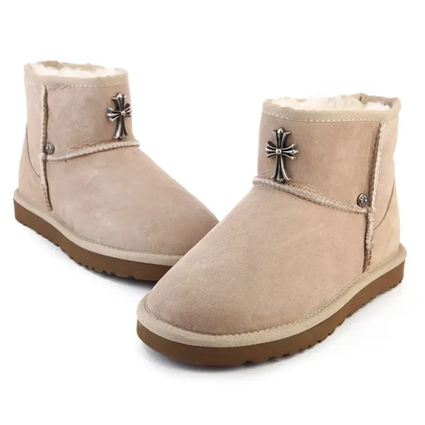 UGG Classic Mini II Chestnut Suede Boots Snow Boots - 4