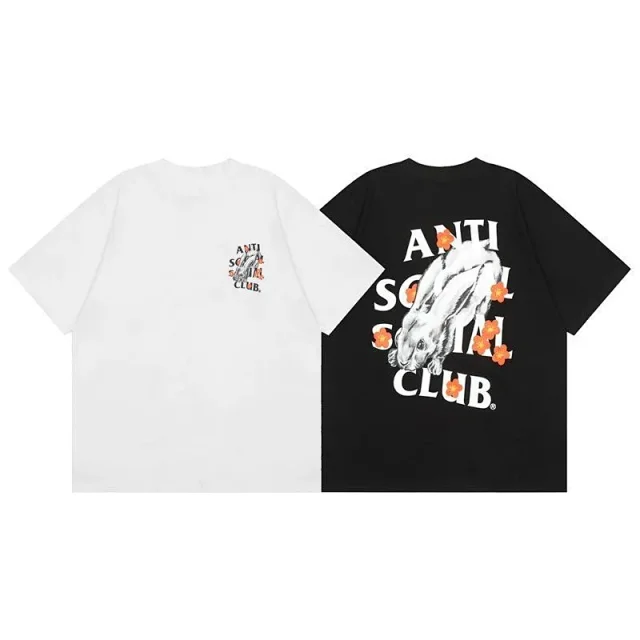 Anti Social Club T-Shirts Short-Sleeve Graphic Logo T-Shirt product detail image 11