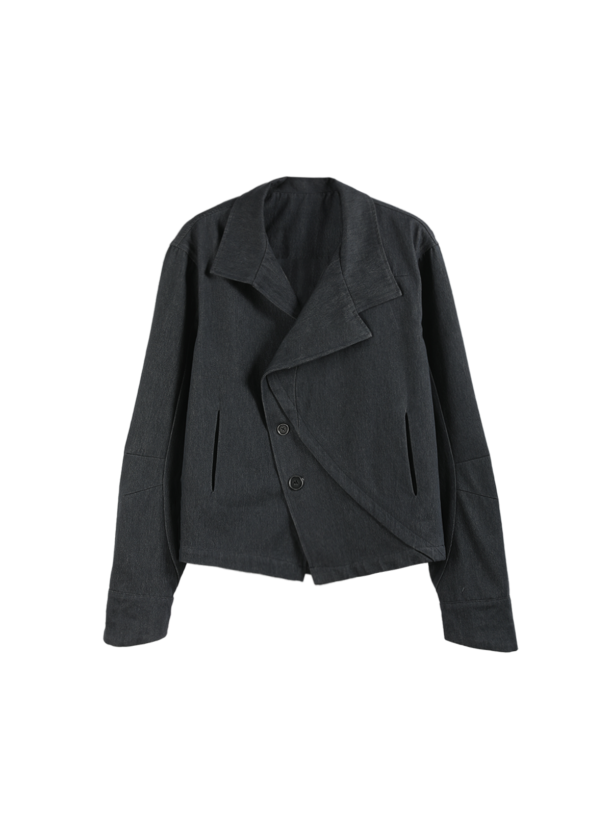 Bevan Up | Slant Collar* Slanted Lapel Cut Jacket · 2