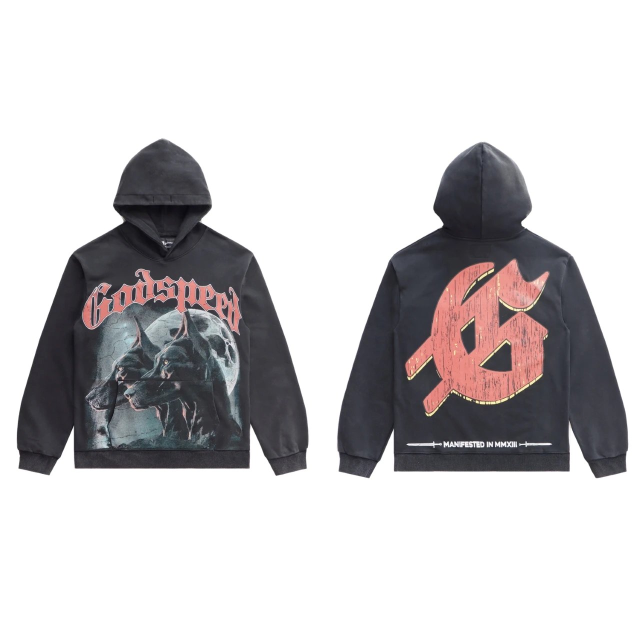 Godspeed Hoodies & Sweatshirts Pullover Hoodie with Graphic Print — 0388039CPZC