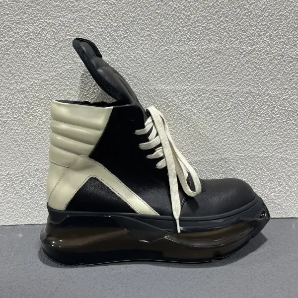 Rick Owens DRKSHDW Roller Boot Black and Beige Sneaker-Boot - 1