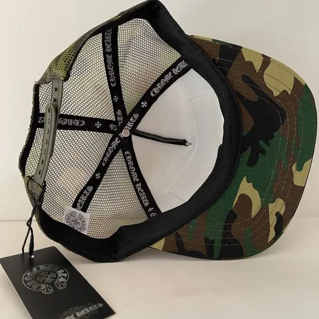 Chrome Hearts Hats Embroidered Logo Patch Flat-Brim Cap product detail image 14