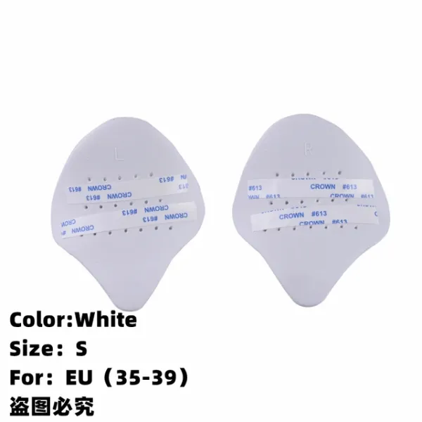 Design Crown #613 Insole Pad White Size S for EU 35-39 Shoes - 1
