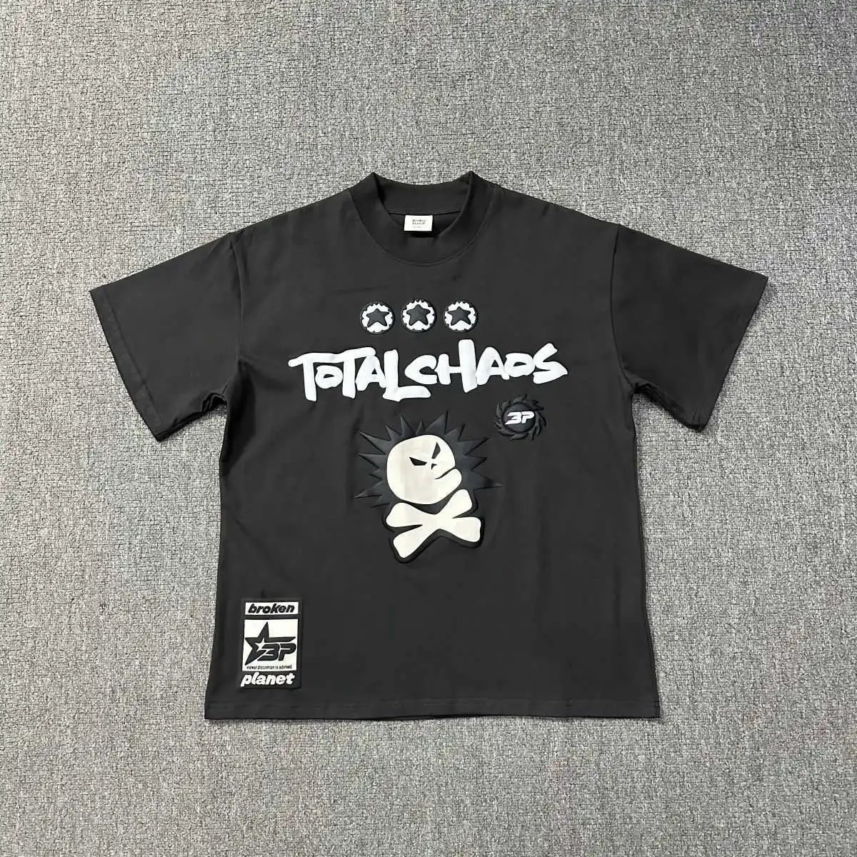 Broken Planet How Did I Get Here? Graphic T-Shirt Beige - 15