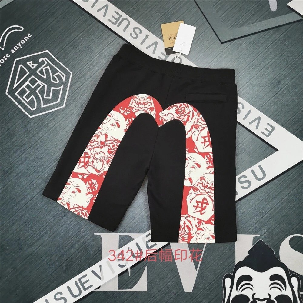 GRA x Hokusai Great Wave Shorts Black - 13