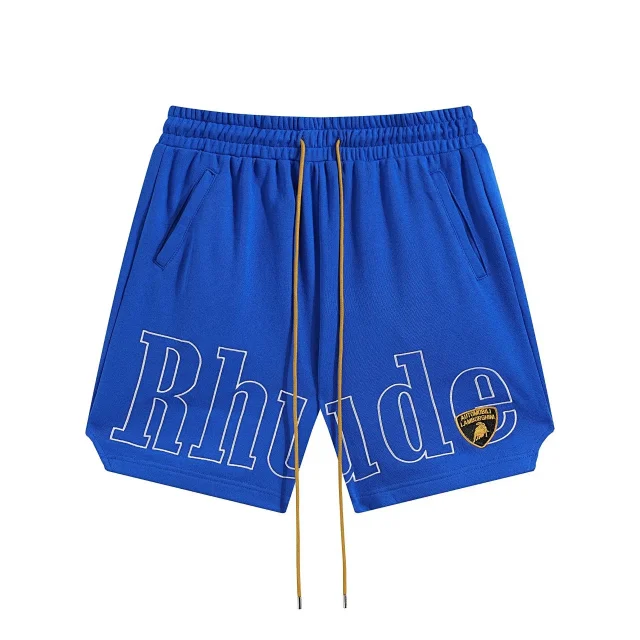 Unbranded Shorts Color-block drawstring with graphic print product detail image 19