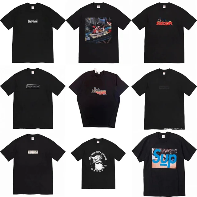 Supreme T-Shirts Short-Sleeve Graphic Logo T-Shirt product detail image 14