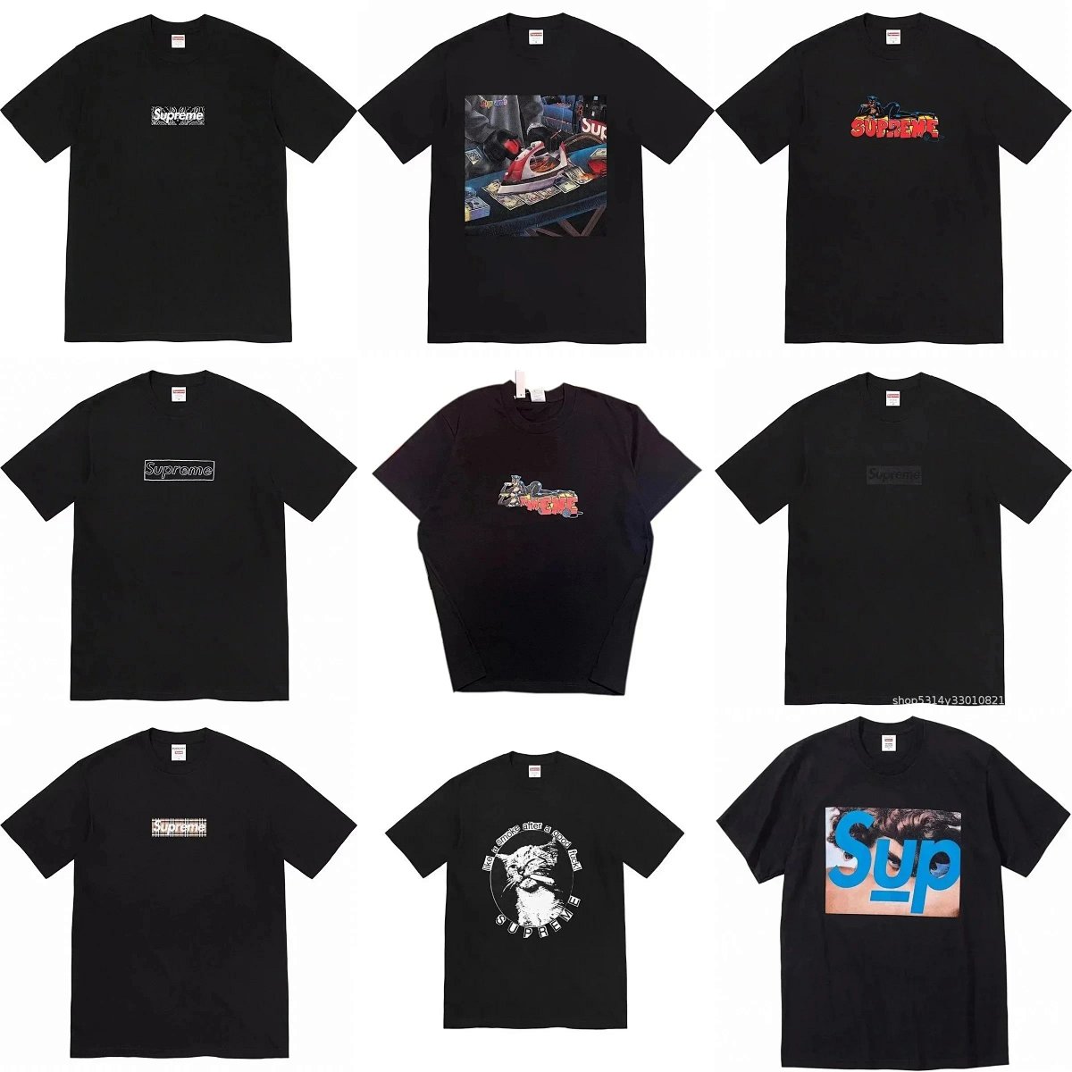 Supreme Box Logo T-Shirt Black T-Shirt product detail 15 in Litbuy spreadsheet finds
