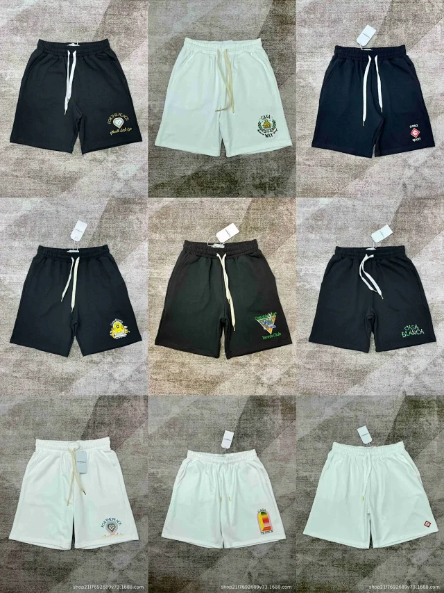 Casablanca Shorts Graphic-print drawstring product detail image 1
