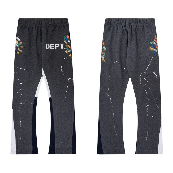 Gallery Dept. Paint Splatter Sweatpants Gray - 1