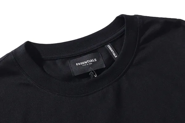 Essentials V-Neck Jersey Beige T-Shirt - 14