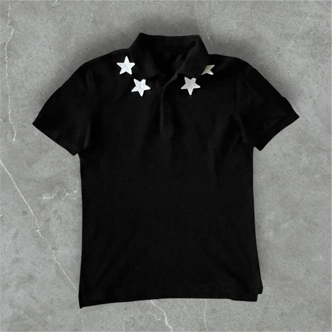Givenchy Polo Shirt Star Embroidered