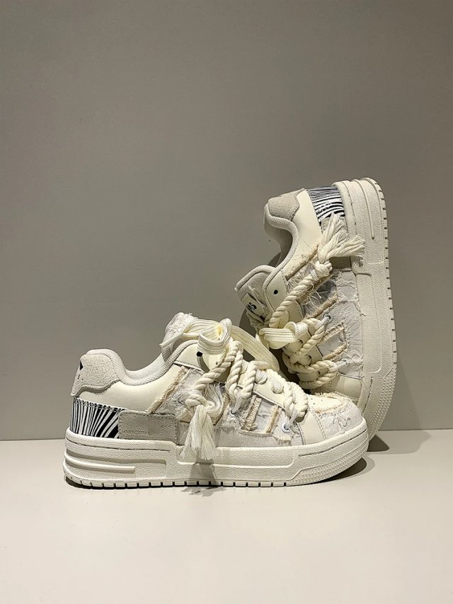 Unbranded Distressed Rope Laced Shoes: seller detail photo 3