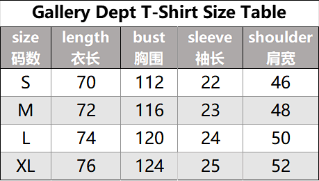 Gallery Dept T-shirt: seller detail photo 2