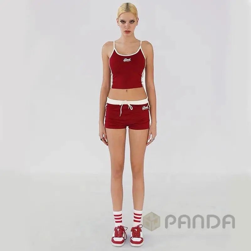 Badfriend Bubble Shorts Navy with White Waistband - 11