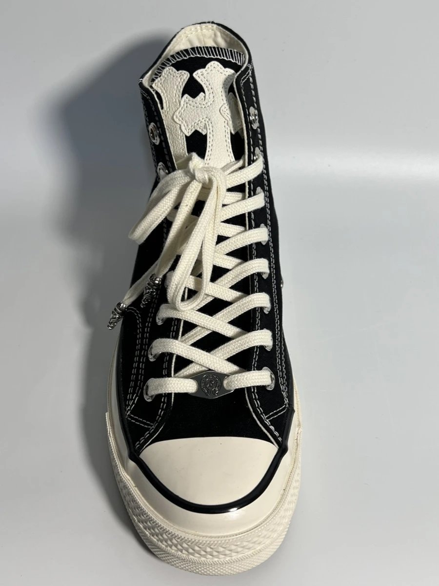 Remake Canvas Shoes Custom Cross Embroidered Leather Air · 3