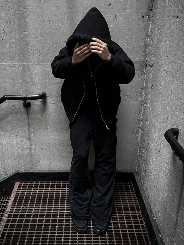 Black Fur Hoodie: seller detail photo 2