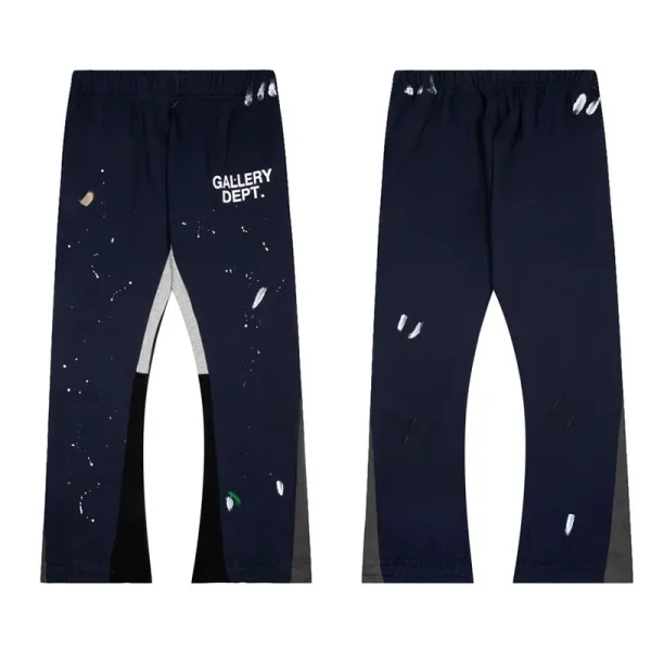 Gallery Dept Paint Splatter Sweatpants Navy - 2