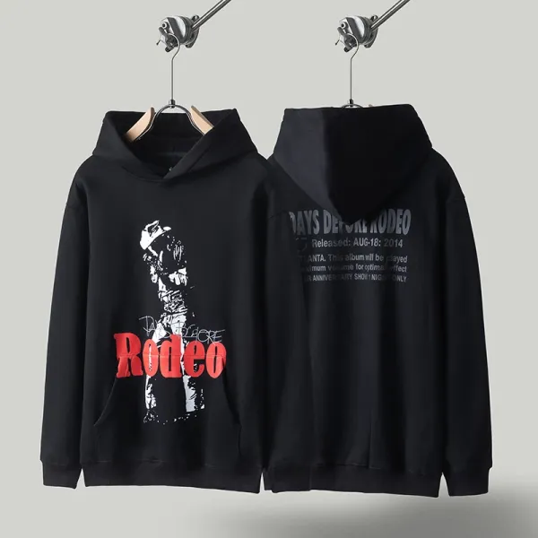 Design Rodeo Album Art Hoodie Black - 1