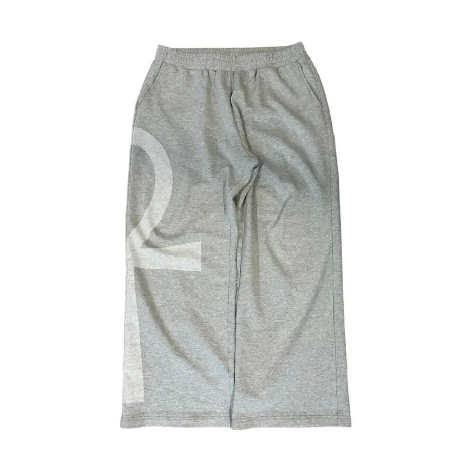 Gray Baggy Retro Cotton Sweatpants with Drawstring for Spring Casual 2025