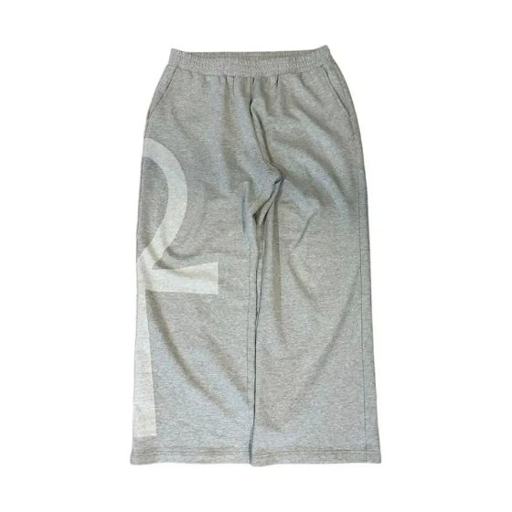 Gray Baggy Retro Cotton Sweatpants with Drawstring for Spring Casual 2025